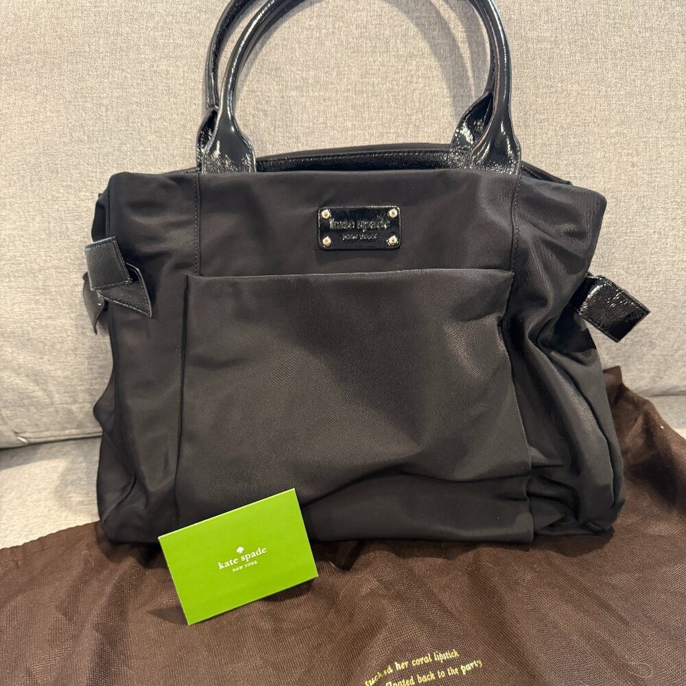 Kate Spade Patent Bow Accent Bag